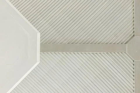 Abstract Geometric Ceiling Pattern Foto stock