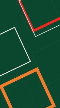 Abstract geometric chart lines with bold red, orange, and white curves sugg.. Illustrazione stock