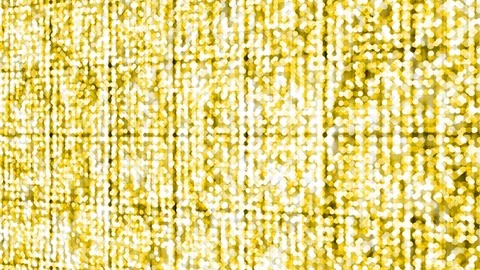 Abstract Geometric Circle dot perspective view gold color glowing pattern Video stock 92211781