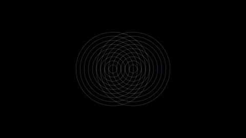 Abstract Geometric Circle Loading Screen 库存影片 342830326