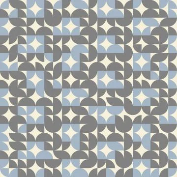 Abstract geometric circle pattern color background retro. Stock Illustration