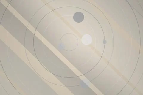 Abstract geometric circle pattern with light and shadow Stock Photos