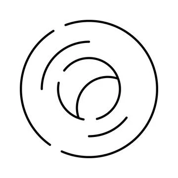 Abstract geometric circle pattern minimal design Stock Illustration