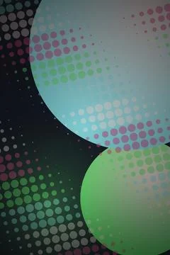Abstract Geometric Circles with Dot Pattern Stock Photos