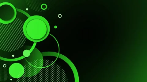 Abstract geometric circles modern glowing shapes and space for text animation Stock Footage 339288547