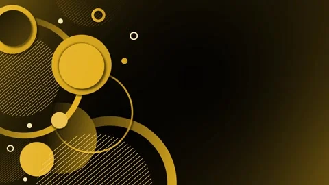 Abstract geometric circles modern glowing shapes and space for text animation Stock Footage 339288746
