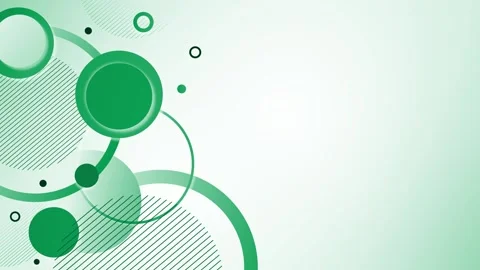 Abstract geometric circles modern glowing shapes and space for text animation Stock Footage 339288806