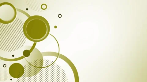 Abstract geometric circles modern glowing shapes and space for text animation Stock Footage 339288880