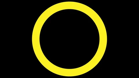 Abstract geometric circles in motion against a dark background with subtle .. Stock Footage 340903777