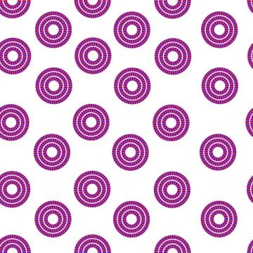 Abstract geometric circles seamless pattern Stock Illustration