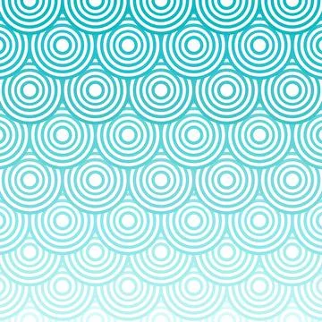 Abstract geometric circular background illustration graphic Illustrazione stock