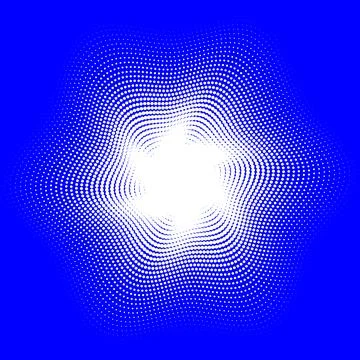 Abstract geometric circular pattern of thin lines flying from the center on a Stock Illustration