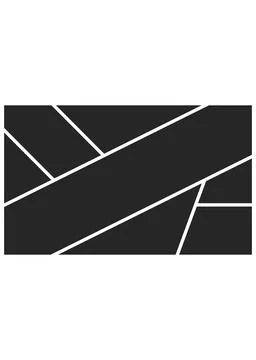 Abstract Geometric Collage Layout Template with Diagonal Panels Stock Illustration