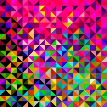 Abstract Geometric Color Background Stock Illustration