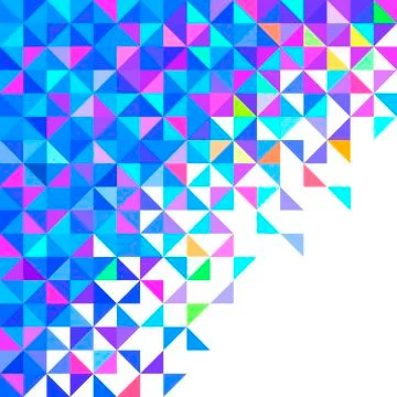 Abstract Geometric Color Background Stock Illustration