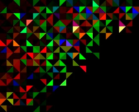 Abstract Geometric Color Background Stock Illustration