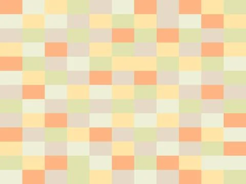 Abstract geometric color mosaic pattern. Seamless pixel-style background with Stock Illustration