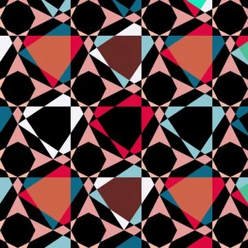 Abstract geometric colored background Stock Illustration