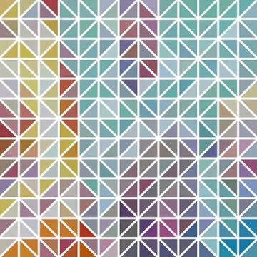 Abstract geometric colored triangle grid 스톡 일러스트