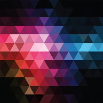 Abstract geometric colorful background, pattern design, vector illustration Stock Illustration