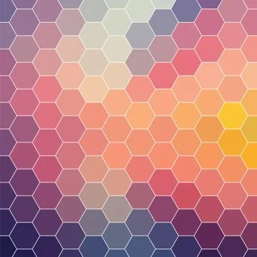 Abstract geometric colorful background, pattern design elements, vector illus 库存插图