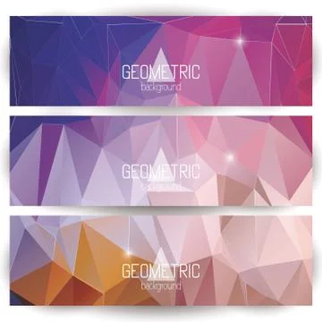 Abstract geometric colorful background, pattern design elements, vector illus イラスト素材