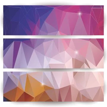 Abstract geometric colorful background, pattern design elements, vector illus Stock Illustration
