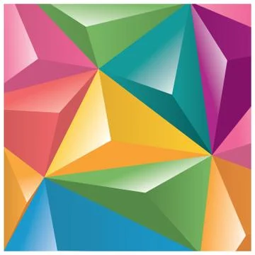 Abstract geometric colorful background, pattern design elements, vector illus Illustrazione stock