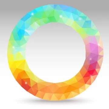 Abstract geometric colorful Stock Illustration