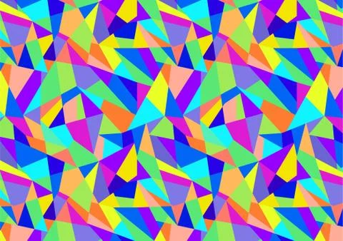 Abstract geometric colorful pattern background. Stock Illustration