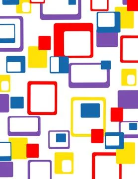 Abstract geometric colorful pattern Stock Illustration