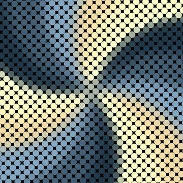 Abstract geometric colorful round shape polka dot pattern Multicolor background Stock Illustration