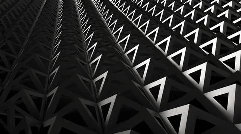 Abstract geometric composition 3d image Stock Illustration