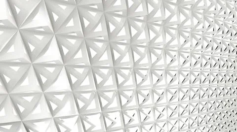 Abstract geometric composition 3d image Stock Illustration