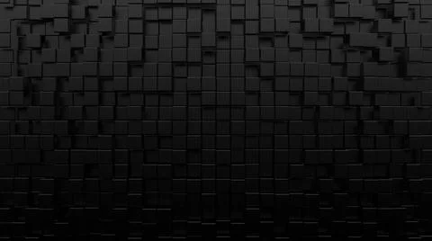 Abstract geometric composition 3d rendering image Stock Illustration