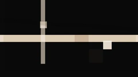 Abstract geometric composition with beige and grey rectangles on a black ba.. Stock Footage 335441337