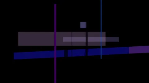 Abstract geometric composition with dark blue and purple rectangles and lin.. Stock Footage 335430991