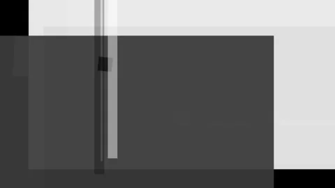 Abstract geometric composition with dark gray and light gray rectangles and.. Vídeos de archivo 335430936