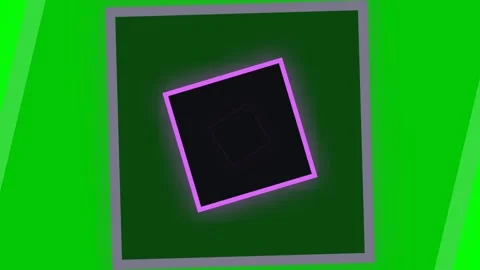 Abstract geometric composition featuring nested squares in vibrant green 스톡 동영상 341839666