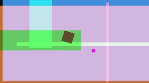Abstract geometric composition featuring rectangles, squares, and lines in .. Stock Footage 335441906