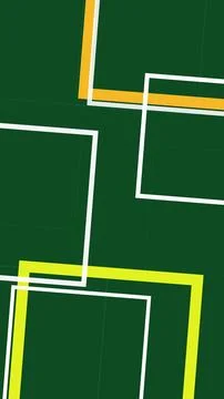 Abstract geometric composition of green panels and intersecting white lines.. Stock Illustration