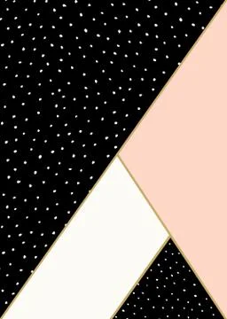 Abstract Geometric Composition Stock Illustration