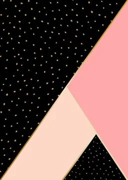 Abstract Geometric Composition Stock Illustration