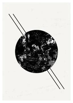 Abstract Geometric Composition Stock Illustration