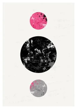 Abstract Geometric Composition Stock Illustration