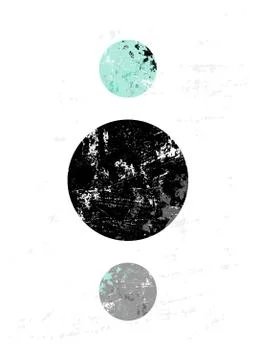 Abstract Geometric Composition Stock Illustration