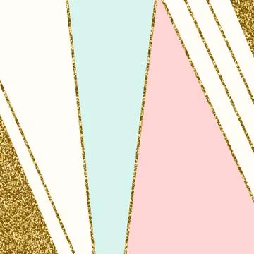 Abstract Geometric Composition Stock Illustration