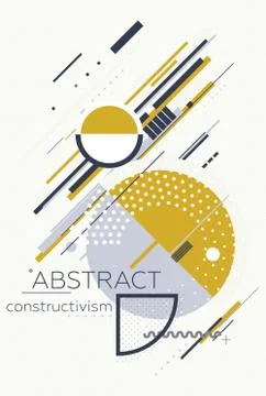 Abstract geometric composition Stock Illustration