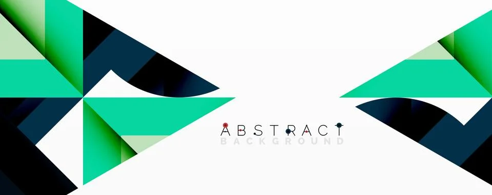 Abstract geometric composition with interlocking circular and angular shapes, イラスト素材