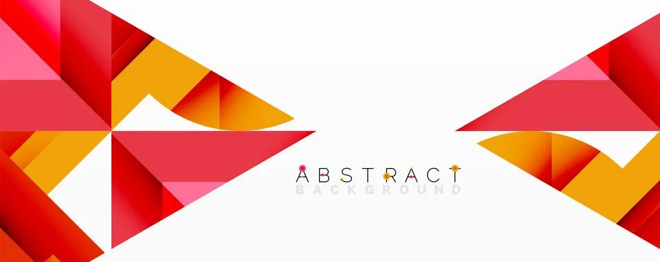 Abstract geometric composition with interlocking circular and angular shapes, イラスト素材